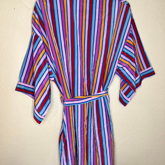 Buddy Love Rainbow Stripe Kimono Robe – One Size - Picture 4 of 4